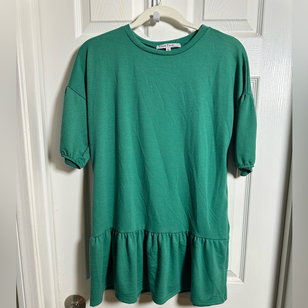 Velvet Torch Green Tunic